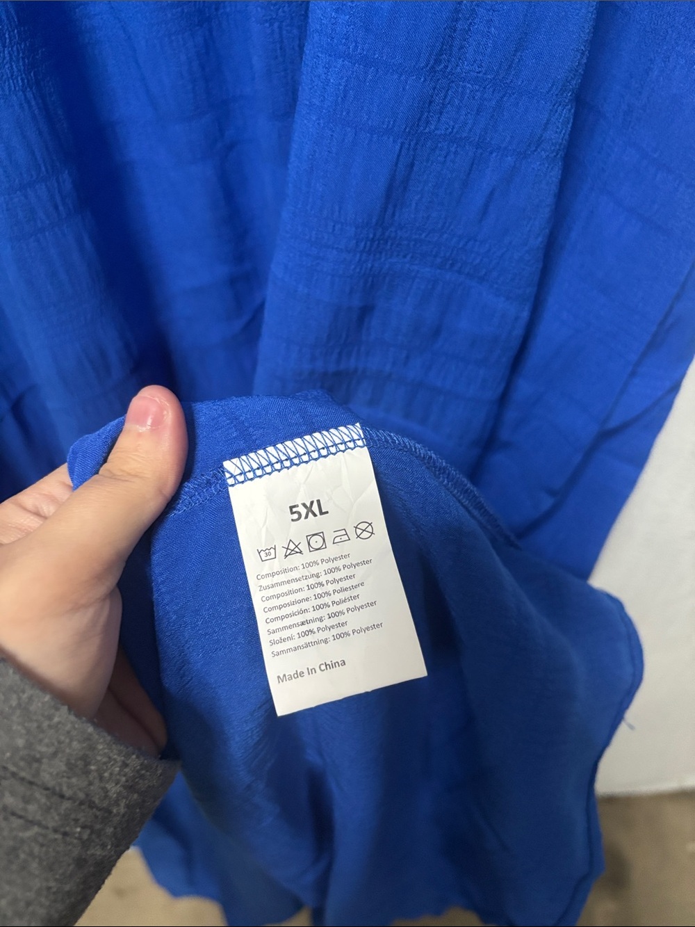 5XL blue dress - Picture 4 of 4